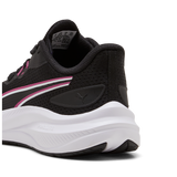 Zapatillas Puma 312413-16 negras y rosas, detalle del talón