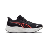 Zapatillas Puma DARTER PRO 2 312587-19 negras con detalles coral, vista lateral exterior