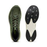 Zapatillas Puma DARTER PRO 2 312587-21 verde oliva, vista superior y suela