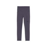 Malla PUMA W TAD Essential Tight azul pizarra - Vista frontal con cintura alta y logo tono sobre tono