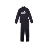 Chándal PUMA Poly Suit Boys negro - Vista trasera con logo PUMA grande en la espalda