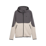 Sudadera PUMA TECH con cremallera SLIM 693951 Silver Frog, vista frontal