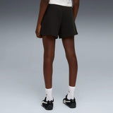 Short Puma Niña Tape 692490-51 Negro/Rosa – Deportivo Casual - Puber Sports