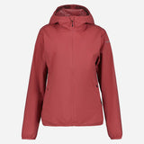 Chaqueta Icepeak Pensacola mujer rosa 53280 vista frontal con cremallera completa y capucha