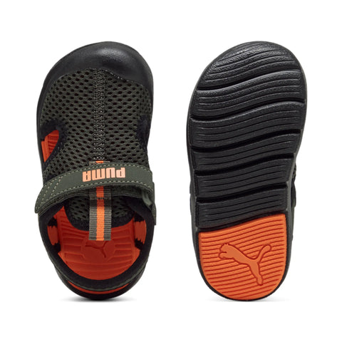 Sandalias niño PUMA cerradas FUN RACER 401576 02 Kaki