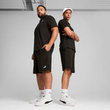 Bermuda hombre Puma algodón fino JERSEY 682600 01 negro