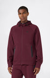 Sudadera hombre Champion interlock capucha y cremallera 221350 Granate