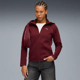 Sudadera mujer PUMA EVOSTRIPE cremallera 688141 96 Granate