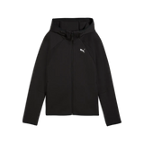 Sudadera mujer PUMA EVOSTRIPE cremallera 688141 01 negro