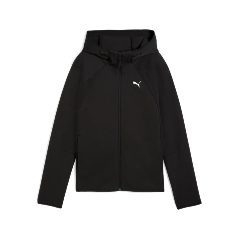 Sudadera mujer PUMA EVOSTRIPE cremallera 688141 01 negro