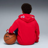 Sudadera niño Puma BASKETBALL HOOPERHOT 688980 rojo