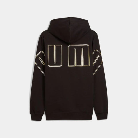 Sudadera hombre Puma MAX METALLIC HOOD BF 634454 01 negro