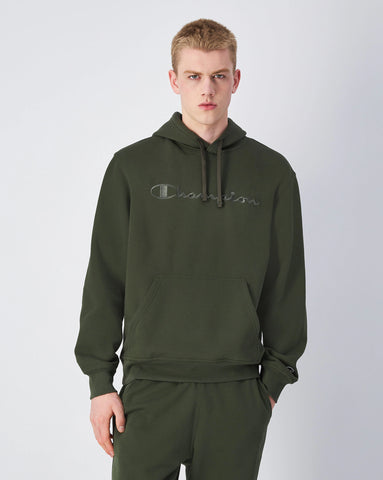 Sudadera CHAMPION con capucha y bordado 220271 GS508 Kaki