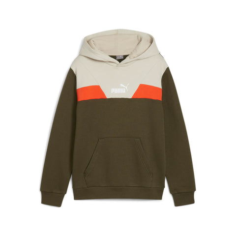 Sudadera hombre PUMA POWER COLORBLOC 681731 70 kaki