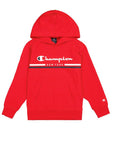 Sudadera niño Champion con capucha 306837 RS011 rojo