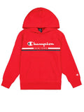 Sudadera niño Champion con capucha 306837 RS011 rojo