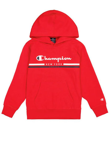 Sudadera niño Champion con capucha 306837 RS011 rojo