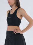 Top CHAMPION BRA 115555 naranja flúor y negro talla S
