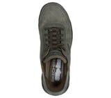 Zapatillas hombre Skechers SLIP-INS - SUEDE 216326 Verde Kaki