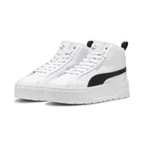 Zapatillas mujer PUMA plataforma KARMEN MID bota piel 397459 04 Blanco