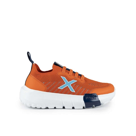 Zapatillas niño Munich sin cordones Jony Kid 80230 12 naranja