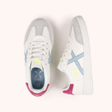 Zapatillas niña Munich Mini BARRU 8034015 rosa y azul celeste - Puber Sports