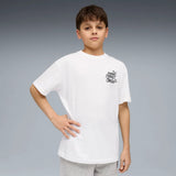 Camiseta niño Puma MID90S RELAXED crew 692119 Blanca - Puber Sports