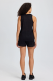 Camiseta Técnica Mujer Rukka Millola LACE Sin Mangas | Negro - Puber Sports