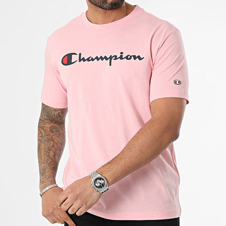 Camiseta CHAMPION CREWNECK T-SHIRT 219831 ps024 rosa