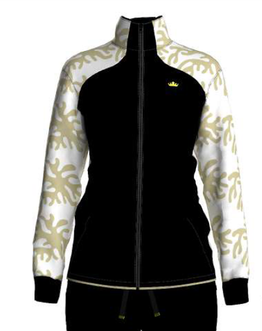Chaqueta mujer SLX estampado Corales negro 4109