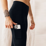 Malla GINADAN Forever leggings pocket Vientre plano 200573 002 negro