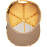 Gorra GOORIN BROS pájaro punk Spray paint Arch 0949 amarilla