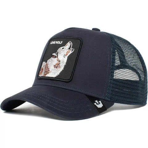 Gorra GOORIN BROS The lone Wolf LOBO marino