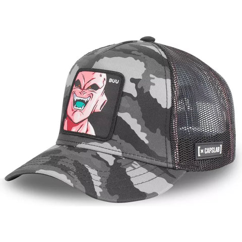 Gorra niño trucker Capslab Dragon Ball Buu Camuflaje BUU3C