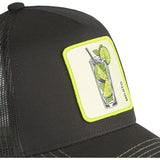 Gorra trucker Capslab Mojito MO1 negra y lima - Puber Sports