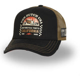 Gorra trucker Von Dutch negra y marron
