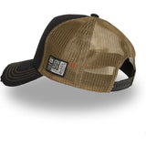 Gorra trucker Von Dutch negra y marron