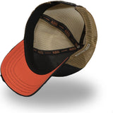Gorra trucker Von Dutch negra y marron