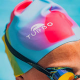 Gorro natación Turbo Silicona Marble 97003 99 Multicolor
