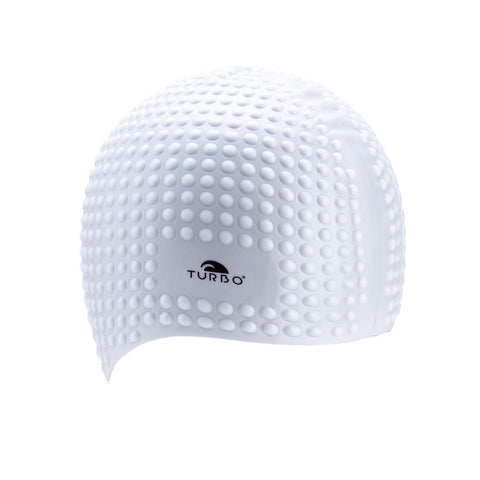 Gorro natación Turbo mujer Super Bubble 97504 Blanco