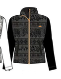 Chaqueta mujer SLX Jacquard estampada negro 4112