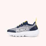 Zapatillas niño Munich sin cordones Jony Kid 80230 16 Azul - Puber Sports