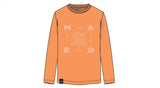 Camiseta niño Losan manga larga naranja 24054