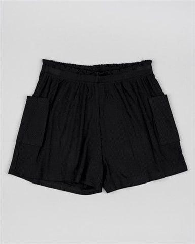 Short Niña Losan Fleecce LJGAP0602-24012 negro