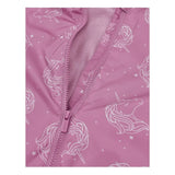 Parka niña Losan nylon y polar UNICORNIO 24004 Rosa