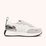 Zapatillas mujer Munich XEMINE 102 Blanco y plata