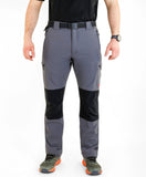 Pantalón Trekking hombre TRK Sphere Bcn Kylo (Gris medio/negro) - Puber Sports