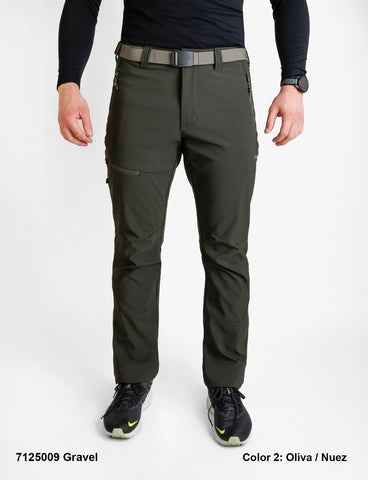 Pantalón trekking hombre TRK Gravel 7125009 verde kaki