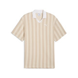 Polo Puma Hombre 692069 87 Beige Rayas – Polo Deportivo Lifestyle