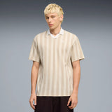 Polo Puma Hombre 692069 87 Beige Rayas – Polo Deportivo Lifestyle